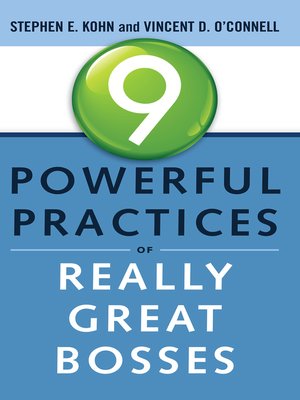 cover image of 9 Powerful Practices of Really Great Bosses
